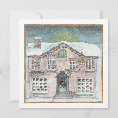 25 Kerstdeuren Feestdagenkaart (Voorkant)