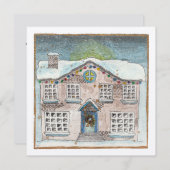 25 Kerstdeuren Feestdagenkaart (Voorkant / Achterkant)