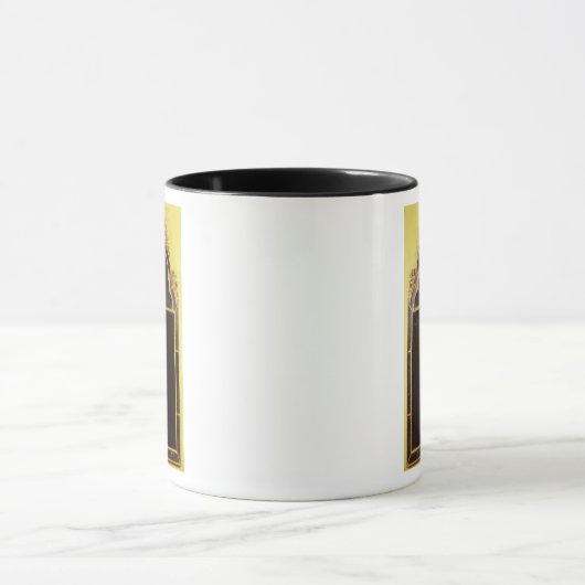 25:Koningin Anne giltwood pierglass Mok (Midden)