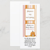 25 Lollipop Topper Herfst Herfst Pompoen Baby (Voorkant / Achterkant)