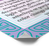 25. Mangaan (Mn) Periodieke Lijst van de Elementen Poster (Hoek)