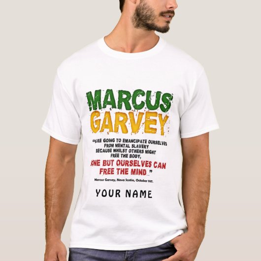 25 Marcus Garvey T-shirt (Voorkant)