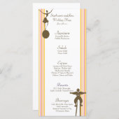 25 Menu Kaarten Carnaval (Voorkant / Achterkant)