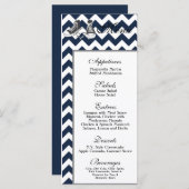 25 Menu Kaarten Chevron Stripe Zig Zag Print Fabri (Voorkant / Achterkant)