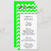 25 Menu Kaarten Chevron Stripe Zig Zag Print Fabri (Voorkant / Achterkant)