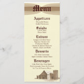 25 Menu Kaarten  Country Barn Boerderij Silo (Voorkant)