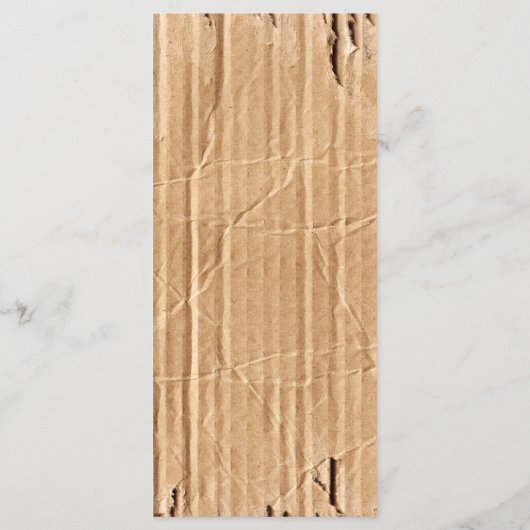 25 Menu Kaarten gescheurd karton gescheurd bewegen (Achterkant)