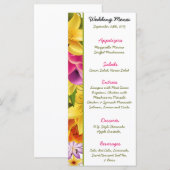 25 Menu Kaarten Hawaïaanse Kleurrijke Exotische Bl (Voorkant / Achterkant)