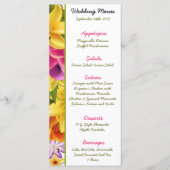 25 Menu Kaarten Hawaïaanse Kleurrijke Exotische Bl (Voorkant)