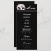 25 Menu Kaarten Hunters Moon Deer Buck Doe (Voorkant / Achterkant)