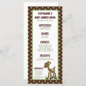 25 Menu-kaarten Kantelbaar Hollow Forest Woodland Menu (Voorkant / Achterkant)