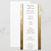 25 Menu Kaarten Kerst Kopervervaging (Voorkant / Achterkant)