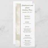 25 Menu Kaarten Kerststerren (Voorkant / Achterkant)