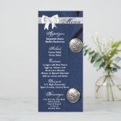 25 Menu Kaarten Luchtmacht Klasse A Uniform Jurk B (Staand voorkant)