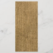 25 Menu Kaarten Mason Jar Burlap Country Rustic Po (Achterkant)