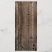 25 Menu Kaarten Mason Jar String Lights Schuur Hou (Achterkant)