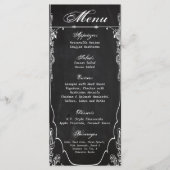 25 Menu Kaarten Modern Krijtbord Victoriaans (Voorkant)