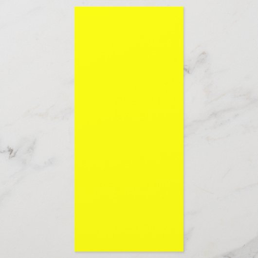 25 Menu Kaarten Modern Neon Stripe Yellow 80s Retr (Achterkant)