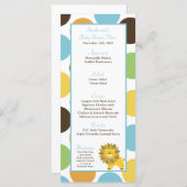 25 Menu Kaarten Oerwoud King Lion Safari Zoo Anima (Voorkant / Achterkant)