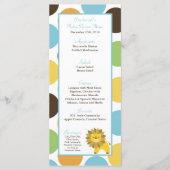 25 Menu Kaarten Oerwoud King Lion Safari Zoo Anima (Voorkant)