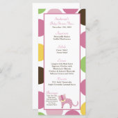 25 Menu Kaarten Oerwoud Queen Tiger Safari Zoo Ani (Voorkant / Achterkant)