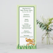 25 Menu Kaarten Regenwoud Oerwoud Dier (Staand voorkant)