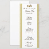 25 Menu Kaarten Sandy Beach (Voorkant / Achterkant)