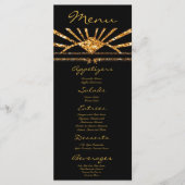 25 menukaarten Art Deco Roaring 20s Gatsby Style Menu (Voorkant)