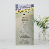 25 Menukaarten Mason Jar Candle Holders Land Menu (Staand voorkant)