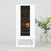 25 Mint Matchbooks Mis XV Oranje zwart (Staand voorkant)