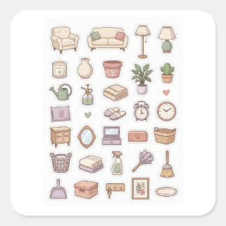 25 Mooie Esthetische Stickers | Mooie Sticker Set