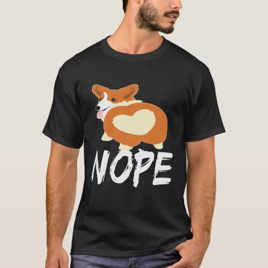 25 Nee - Corgi T-shirt (Voorkant)