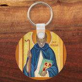 25 november Saint Columban Sleutelhanger (Voorkant)