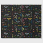 25 oktober, cadeaupapier voor cadeautjes (Vlak)