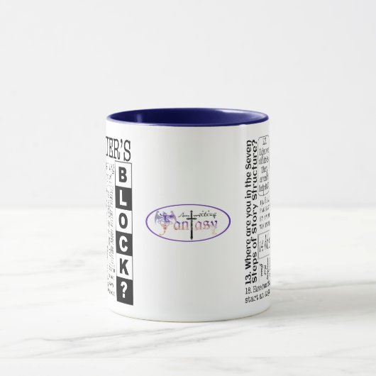 25 Oplossingen voor blokMok van schrijver Mok (Midden)