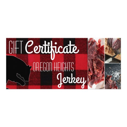 25 Pack Business Cadeaubon Red Buffalo Beer Reclamekaart (Voorkant)