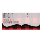 25 Pack Business Cadeaubon Red Buffalo Beer Reclamekaart (Achterkant)