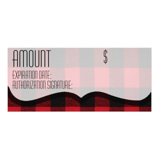 25 Pack Business Cadeaubon Red Buffalo Beer Reclamekaart (Achterkant)