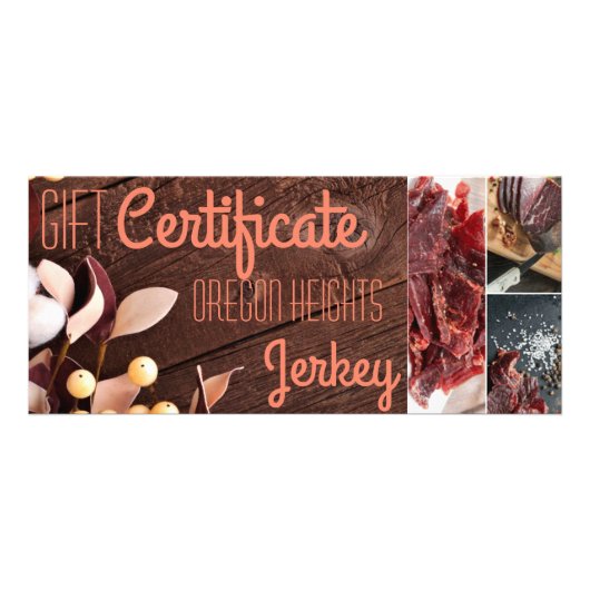 25 Pack Business Gift Certificate Cotton Branch on Reclamekaart (Voorkant)