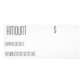 25 Pack Business Gift Certificate Sunny Morning Fa Reclamekaart (Achterkant)