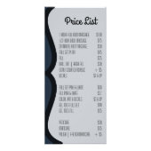 25 Pack Zakelijke prijslijst Baby Pink Cosmos op N Reclamekaart (Achterkant)