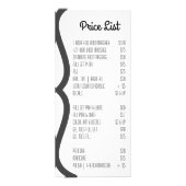 25 Pack Zakelijke prijslijst Bohemian Cactus Succu Reclamekaart (Achterkant)