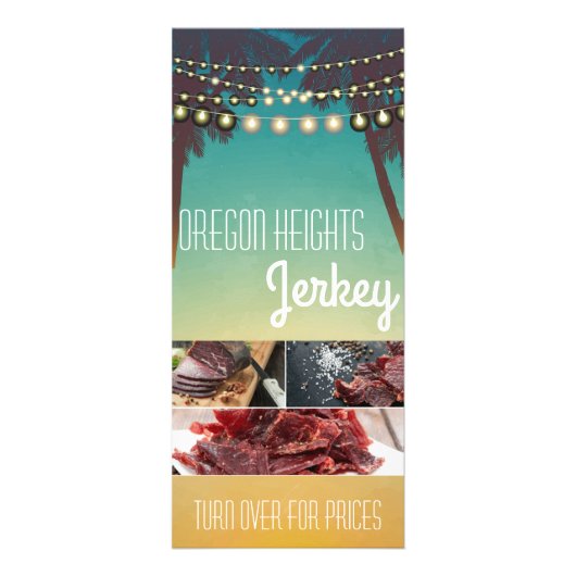 25 Pakketwinkelpalm voor winkelaanbiedingen Reclamekaart (Voorkant)