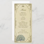 25  Pauw Wedding Menu Labels (Voorkant / Achterkant)