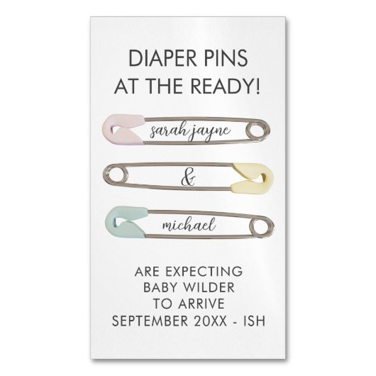 25 Pk Mini Kaarten Magnetisch Visitekaartje (Voorkant Verticaal)