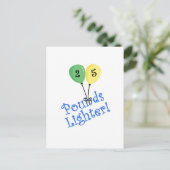 25-ponden lichter briefkaart (Staand voorkant)