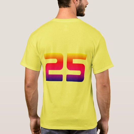 25 Pride T-shirt (Achterkant)
