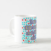 25 Rode Stippen oud Koffiemok (Voorkant links)