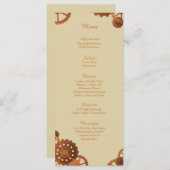 25 Steampunk Cogs and Gears Wedding Menu Kaarten (Voorkant / Achterkant)