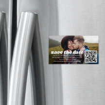 25 stuks Save the Dates Retro Bruiloft QR Code Fot